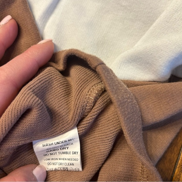 Fixmatti Brown Colorblock 2-Piece Sweatsuit Set, Size XL, Sweatshirt & Joggers - Picture 11 of 16